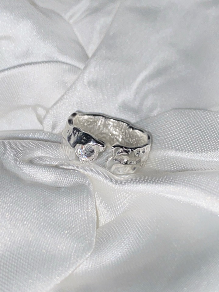 (Silver 925) rough ring